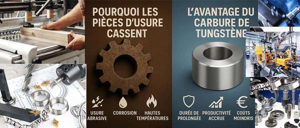 Applications industrielles à forte usure