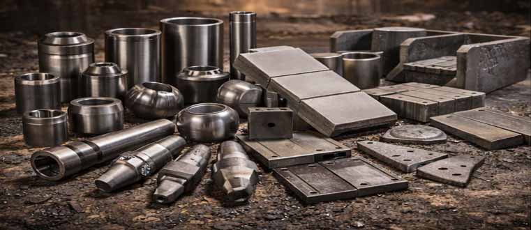 Tungsten carbide Componentes de tuberías y refinerías