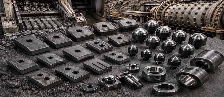 Tungsten carbide Crushing & Grinding Components