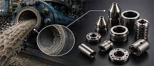 Tungsten carbide solutions for Particle & Fluid Erosion