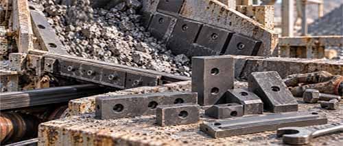 Tungsten carbide Componentes para cribado y manejo de materiales
