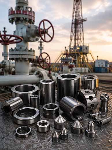 Tungsten Carbide Components for Oil & Gas Applications