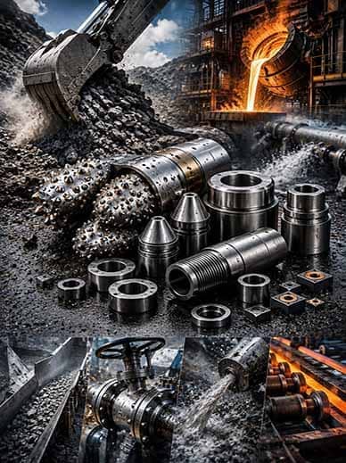 Tungsten Carbide Wear Components for High-Wear Industrial Applications