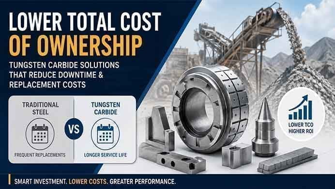 Total Cost of Ownership: How Tungsten Carbide Can Reduce Downtime & Replacement Costs
