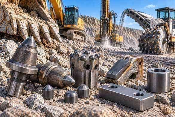 Selecting Tungsten Carbide Grades for Construction Wear Components