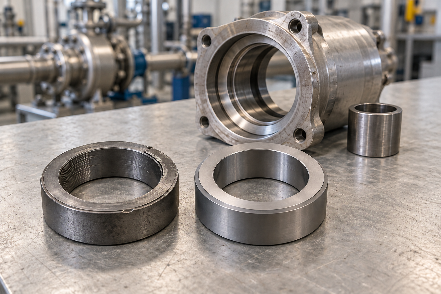 Replacing Worn Tungsten Carbide Components in Chemical Process Equipment